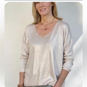 NWOT The Porter Collective Ombré’ Shimmer Pullover